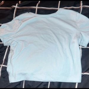 Blue Cropped Top